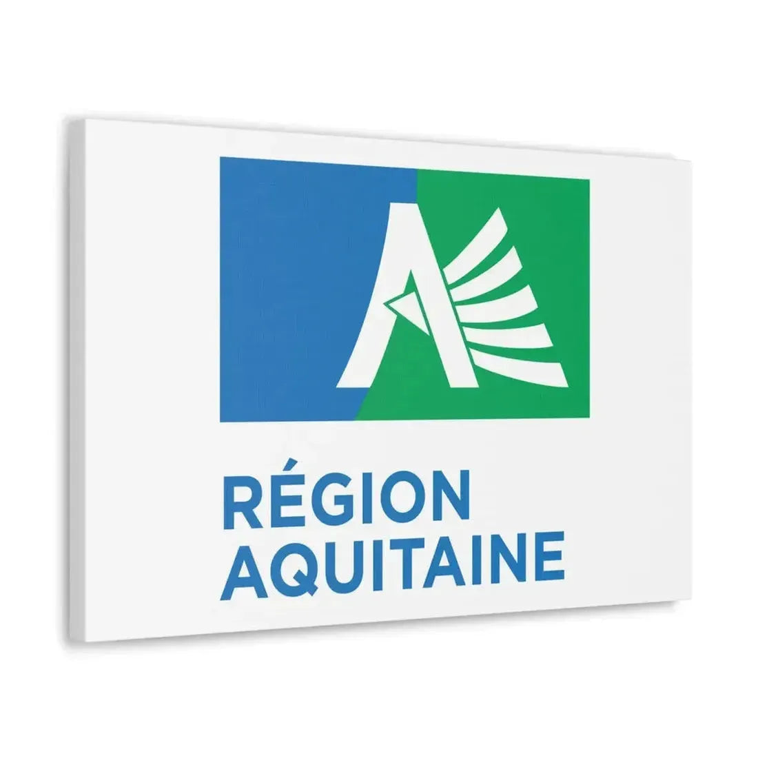 Flag of Aquitaine France 2 - Canvas Wall Art - The Sticker Space