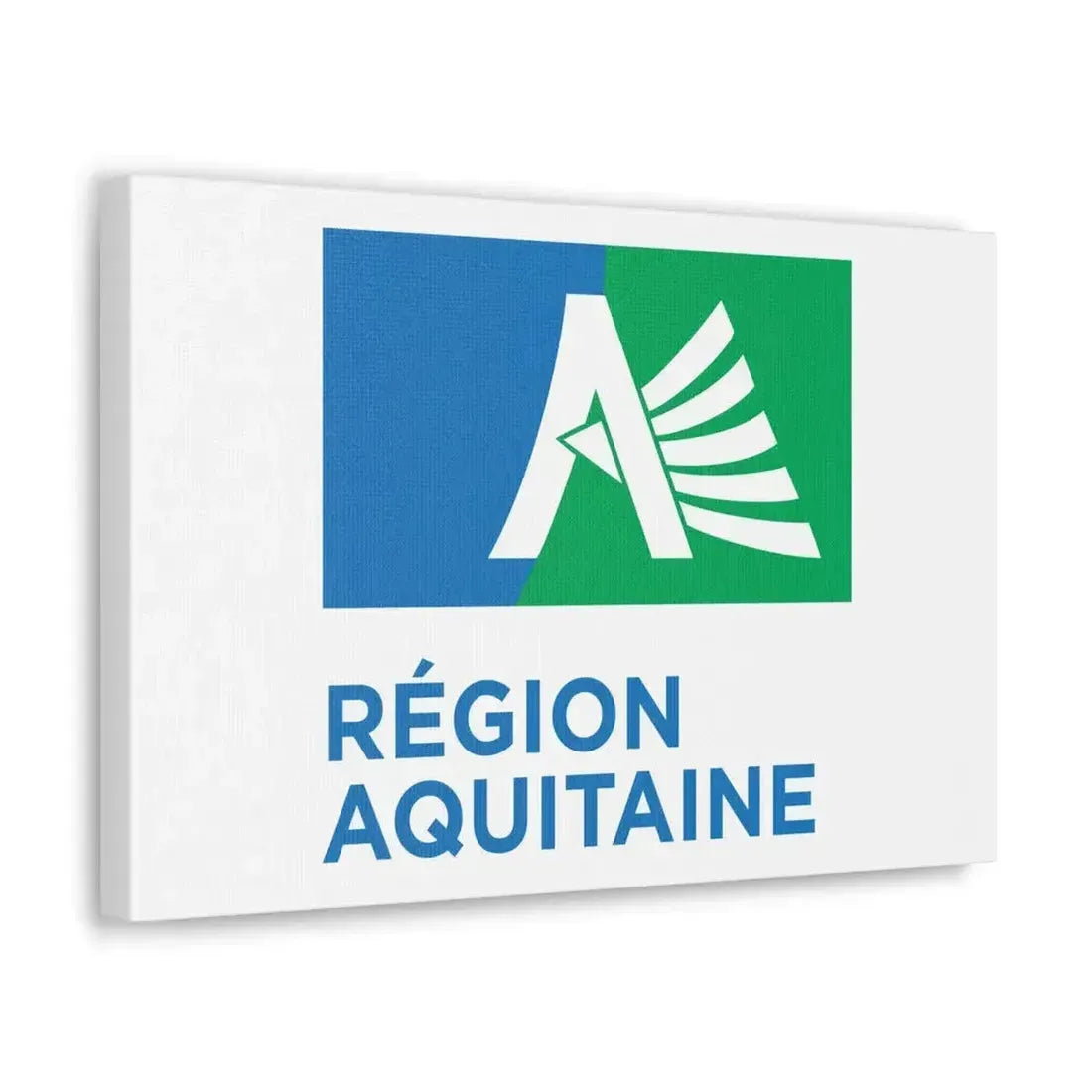 Flag of Aquitaine France 2 - Canvas Wall Art - The Sticker Space