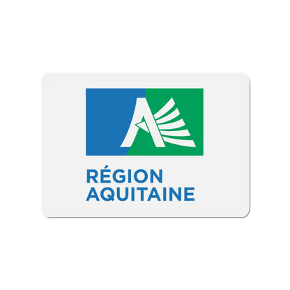 Flag of Aquitaine France 2 - Die-Cut Magnet-3" x 3"-The Sticker Space