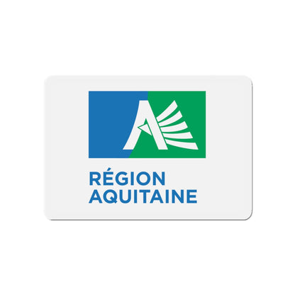 Flag of Aquitaine France 2 - Die-Cut Magnet-4" x 4"-The Sticker Space