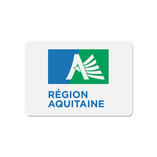 Flag of Aquitaine France 2 - Die-Cut Magnet-6 × 6"-The Sticker Space