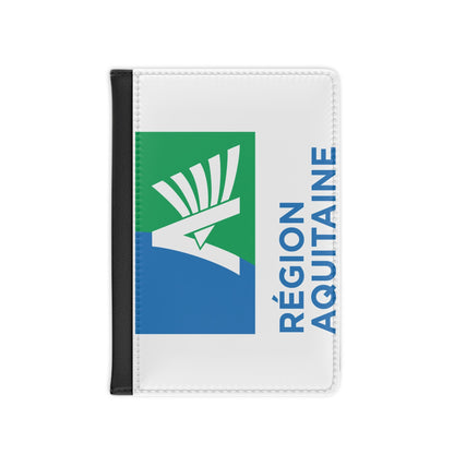 Flag of Aquitaine France 2 - Passport Holder-3.9" x 5.8"-The Sticker Space