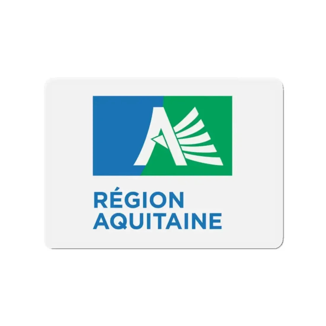 Flag of Aquitaine France 2 - Refrigerator Magnet - The Sticker Space