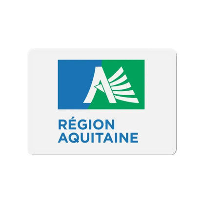 Flag of Aquitaine France 2 - Refrigerator Magnet - The Sticker Space