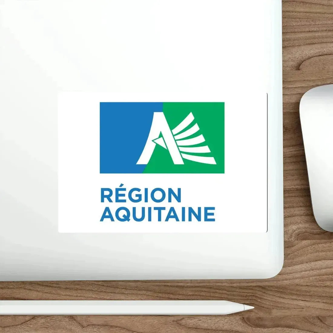 Flag of Aquitaine France 2 STICKER Vinyl Die-Cut Decal - The Sticker Space