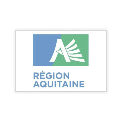 Flag of Aquitaine France 2 - STICKER Vinyl Kiss-Cut Decal 6 Inch Transparent - The Sticker Space