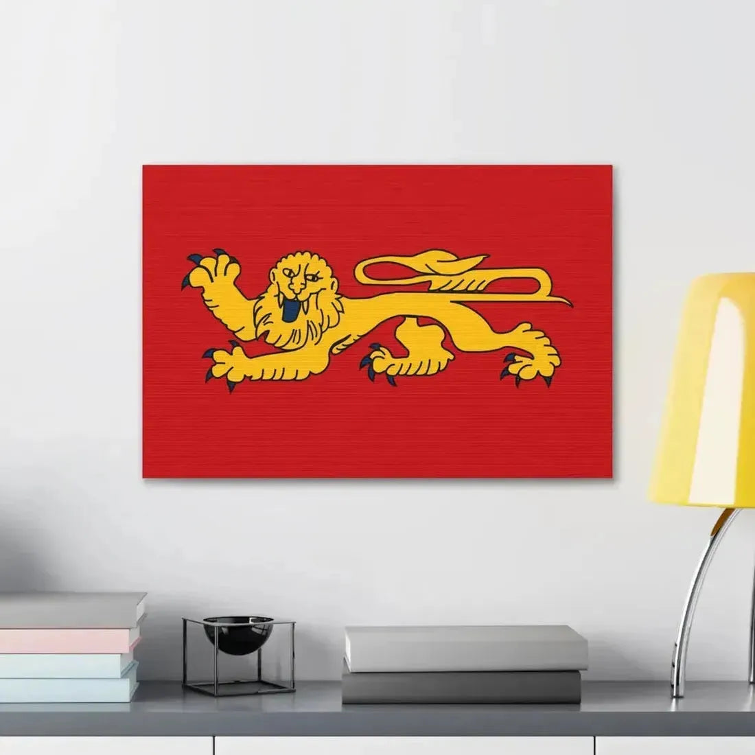 Flag of Aquitaine France - Canvas Wall Art - The Sticker Space