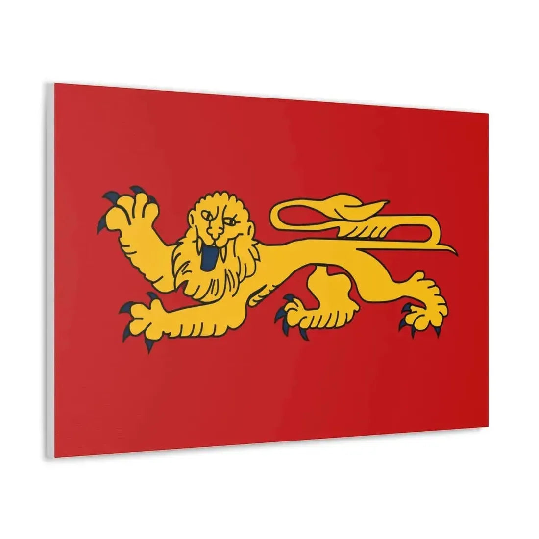 Flag of Aquitaine France - Canvas Wall Art - The Sticker Space