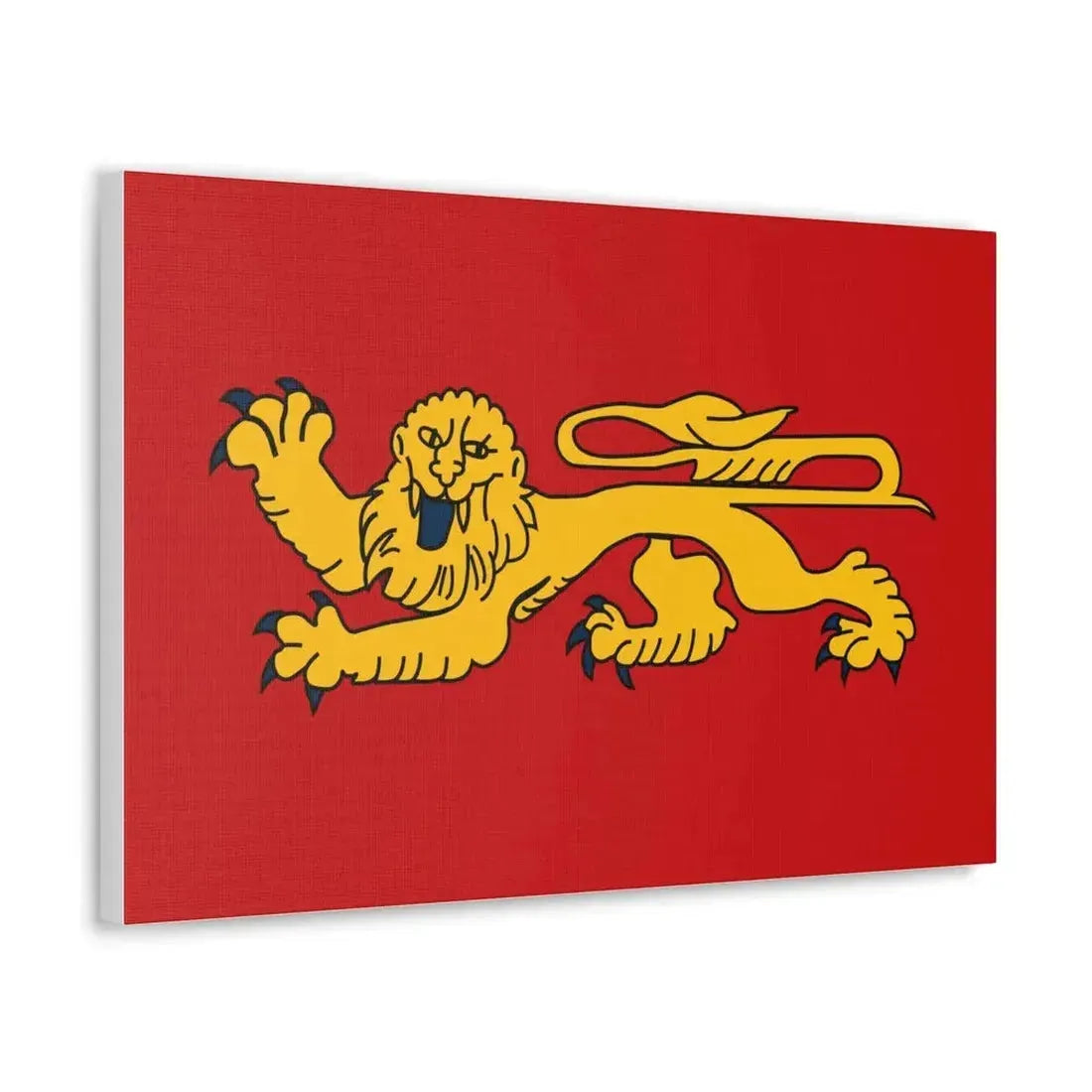 Flag of Aquitaine France - Canvas Wall Art - The Sticker Space