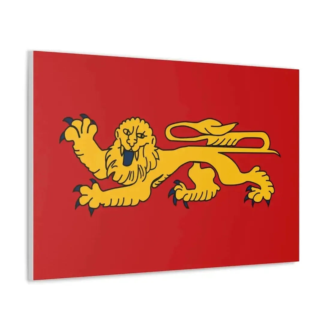 Flag of Aquitaine France - Canvas Wall Art - The Sticker Space