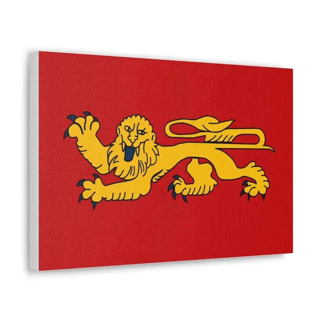 Flag of Aquitaine France - Canvas Wall Art - The Sticker Space