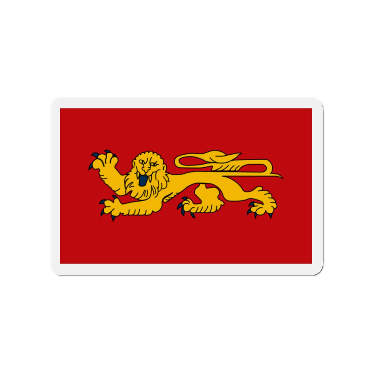 Flag of Aquitaine France - Die-Cut Magnet-2" x 2"-The Sticker Space