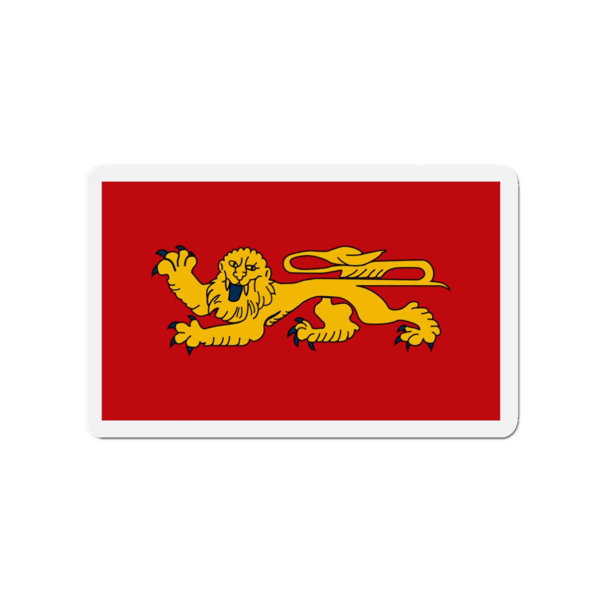 Flag of Aquitaine France - Die-Cut Magnet-3" x 3"-The Sticker Space