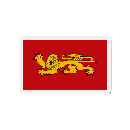 Flag of Aquitaine France - Die-Cut Magnet-4" x 4"-The Sticker Space