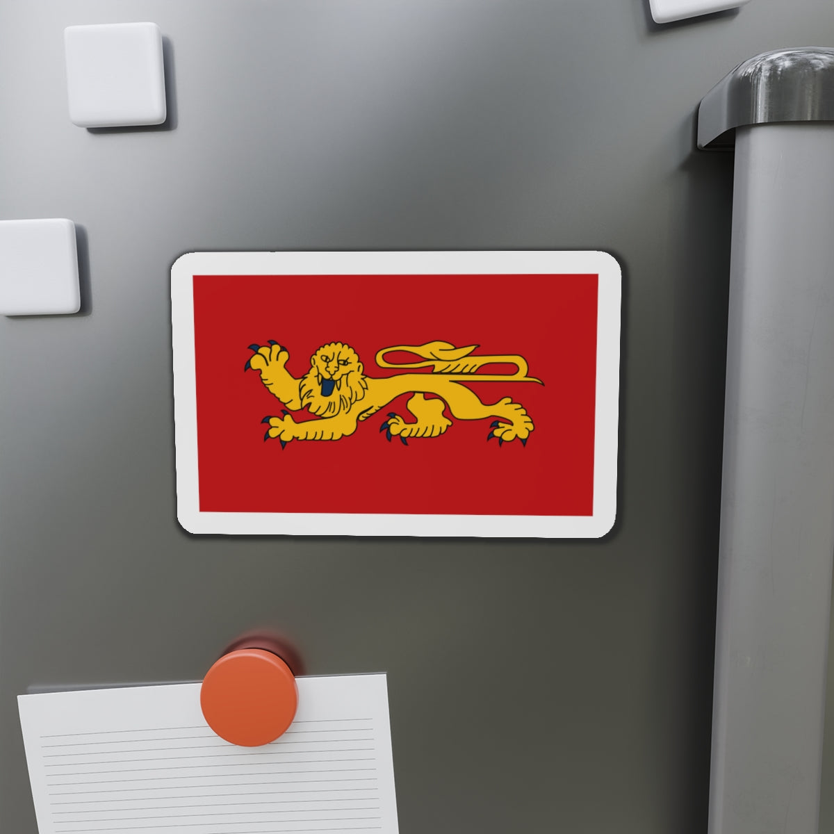 Flag of Aquitaine France - Die-Cut Magnet-The Sticker Space