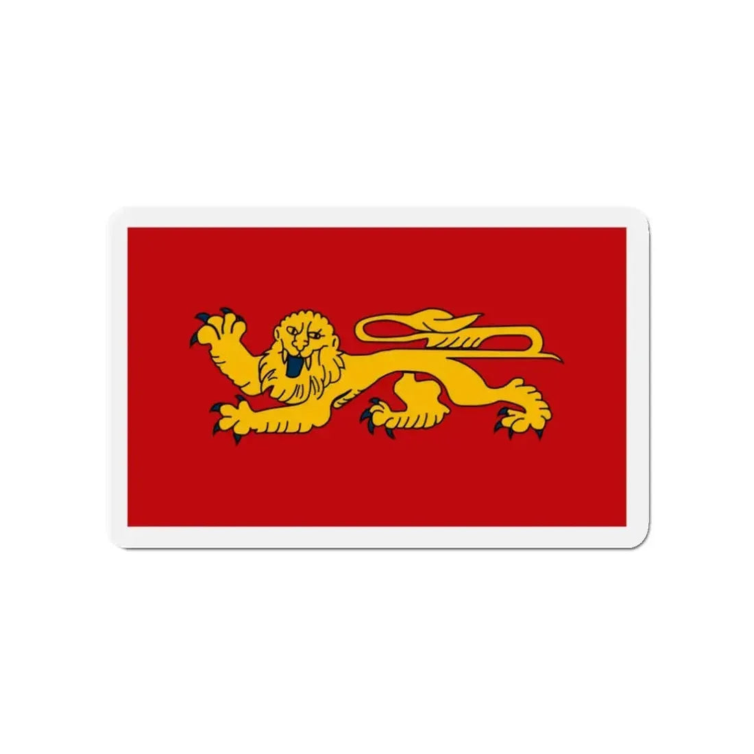 Flag of Aquitaine France - Refrigerator Magnet 3 Inch - The Sticker Space