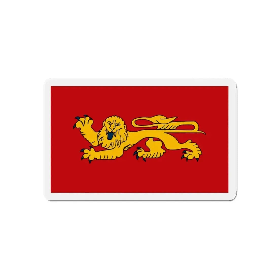 Flag of Aquitaine France - Refrigerator Magnet 5 Inch - The Sticker Space