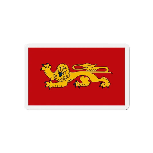 Flag of Aquitaine France - Refrigerator Magnet 6 Inch - The Sticker Space