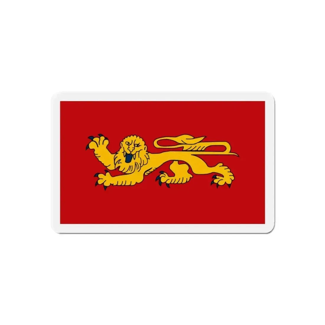 Flag of Aquitaine France - Refrigerator Magnet - The Sticker Space