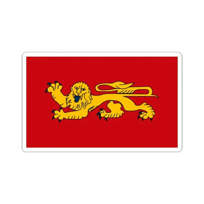 Flag of Aquitaine France - STICKER Vinyl Kiss-Cut Decal 2 Inch White - The Sticker Space