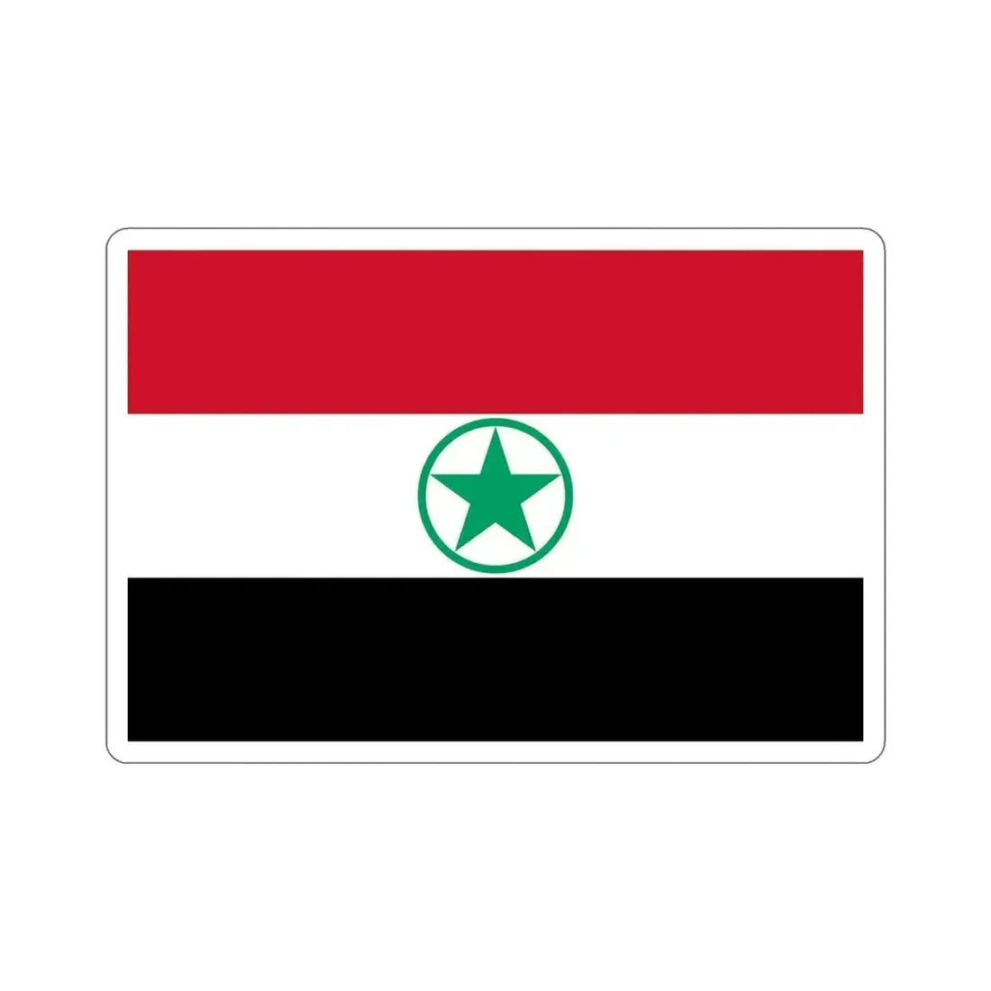 Flag of Arabistan (Iran) STICKER Vinyl Die-Cut Decal 4 Inch - The Sticker Space