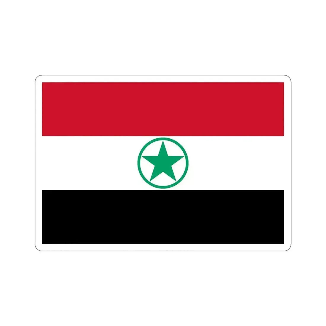 Flag of Arabistan (Iran) STICKER Vinyl Die-Cut Decal 5 Inch - The Sticker Space