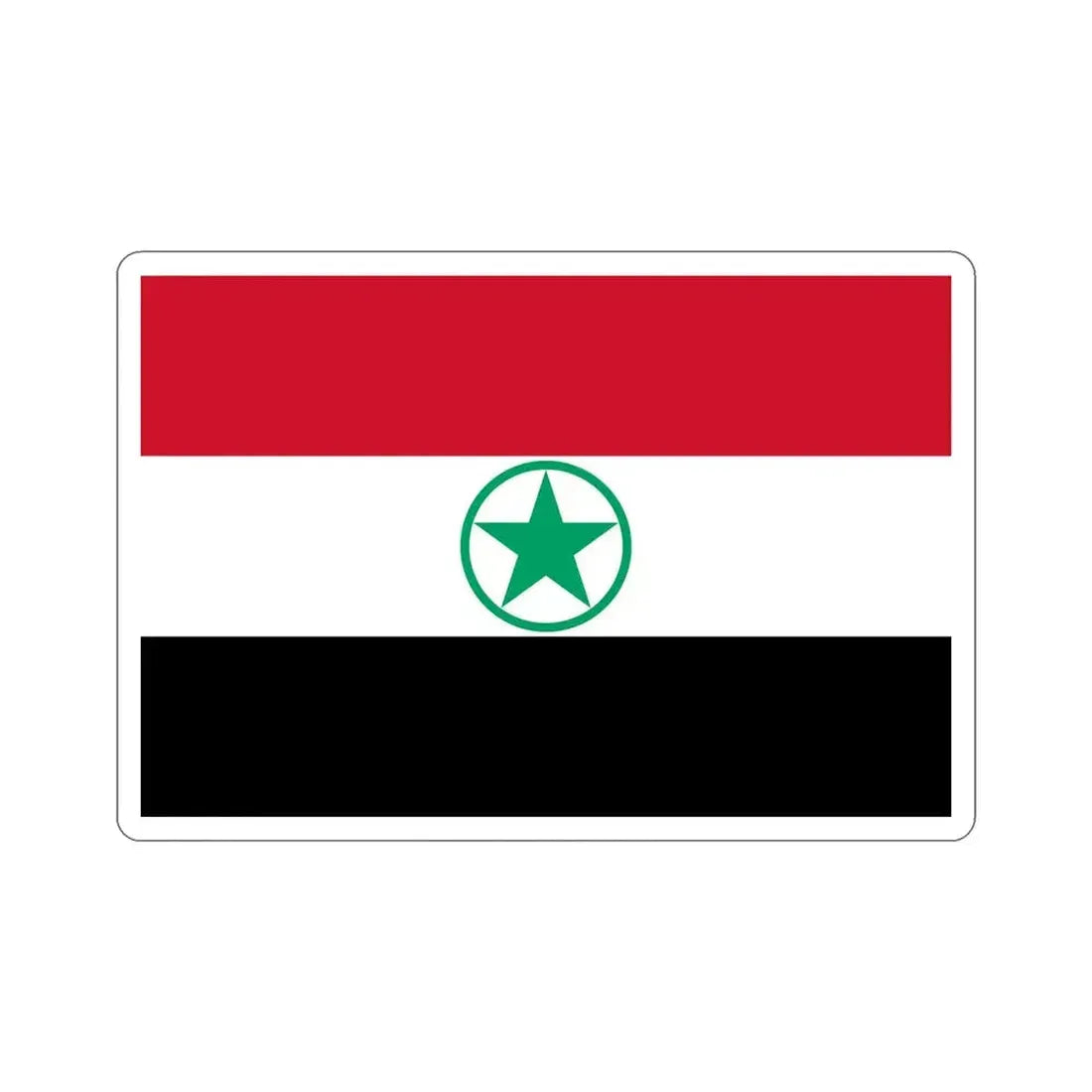 Flag of Arabistan (Iran) STICKER Vinyl Die-Cut Decal 5 Inch - The Sticker Space
