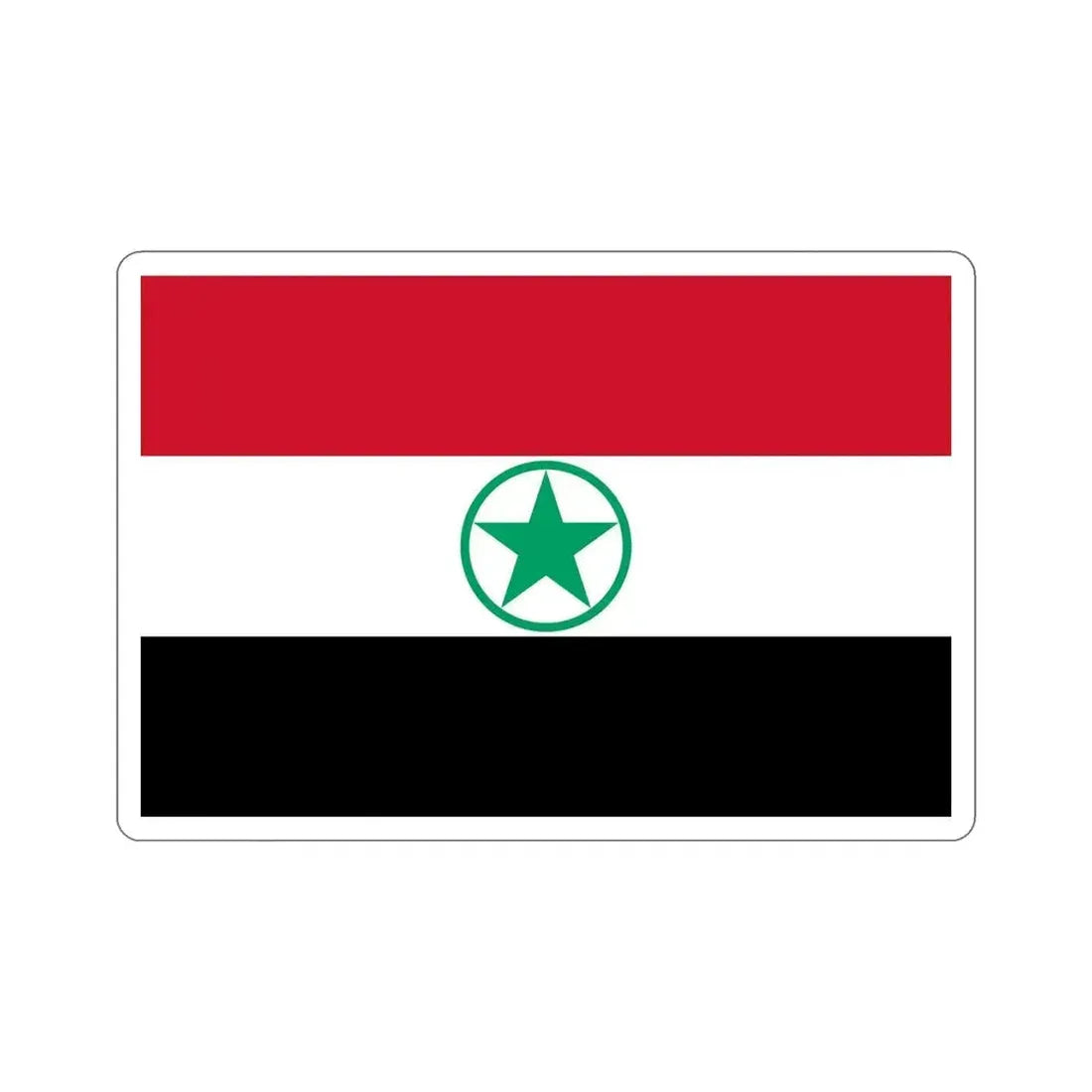 Flag of Arabistan (Iran) STICKER Vinyl Die-Cut Decal 6 Inch - The Sticker Space