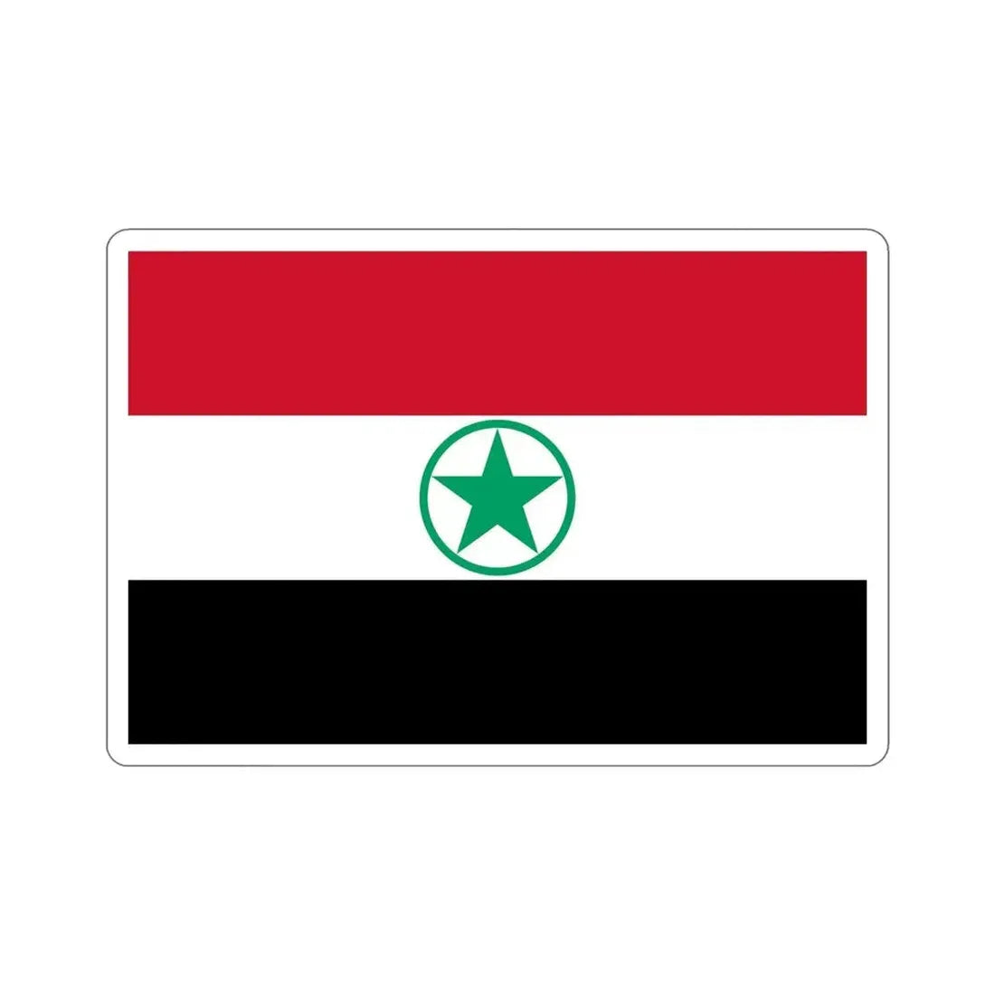 Flag of Arabistan (Iran) STICKER Vinyl Die-Cut Decal - The Sticker Space