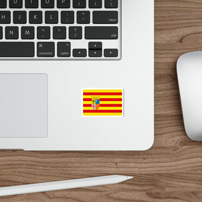 Flag of Aragon Spain STICKER Vinyl Die-Cut Decal-The Sticker Space