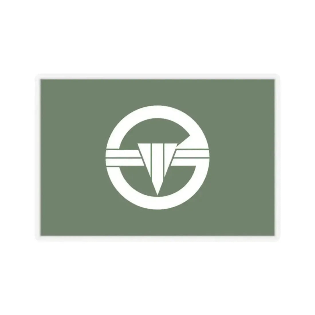 Flag of Arakawa Tokyo Japan - STICKER Vinyl Kiss-Cut Decal 2 Inch Transparent - The Sticker Space