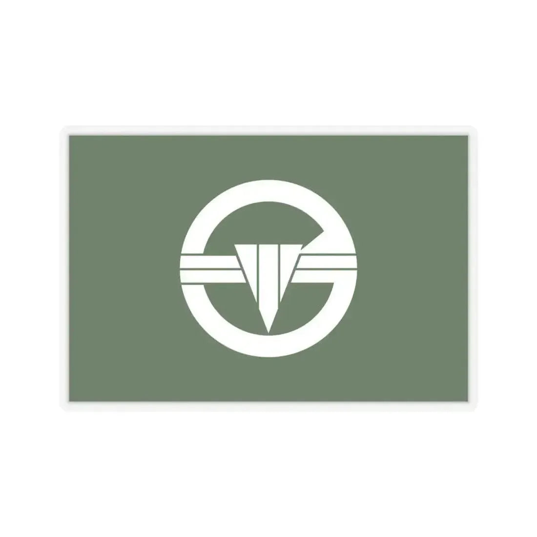 Flag of Arakawa Tokyo Japan - STICKER Vinyl Kiss-Cut Decal 6 Inch Transparent - The Sticker Space