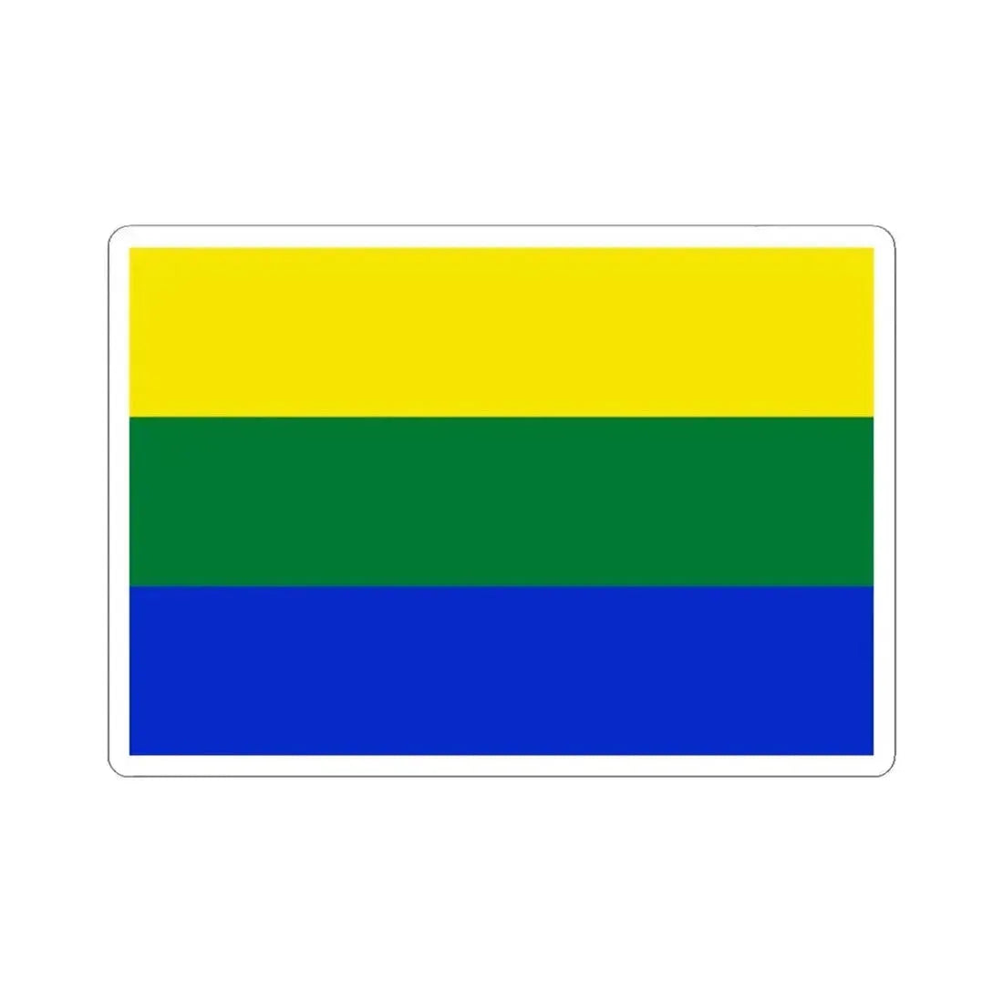 Flag of Arani Bolivia (Bolivia) STICKER Vinyl Kiss-Cut Decal 4 Inch White - The Sticker Space