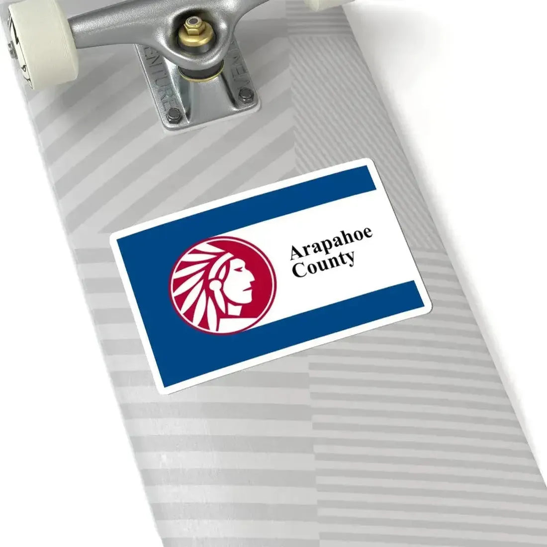 Flag of Arapahoe County Colorado (United States) STICKER Vinyl Kiss-Cut Decal - The Sticker Space