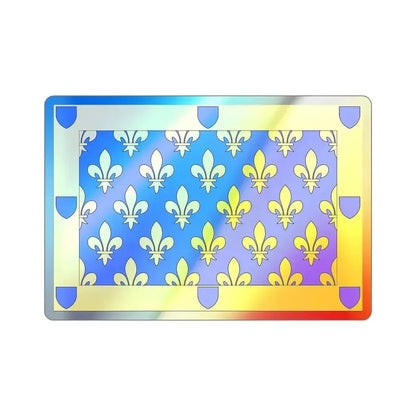Flag of Ardèche France 2 Holographic STICKER Die-Cut Vinyl Decal - The Sticker Space