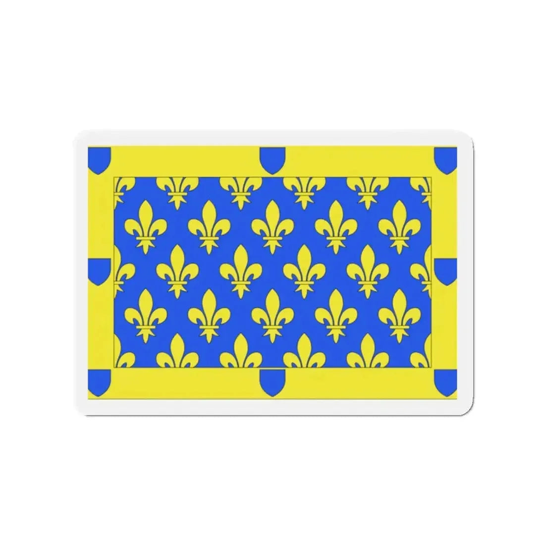 Flag of Ardèche France 2 - Refrigerator Magnet 2 Inch - The Sticker Space