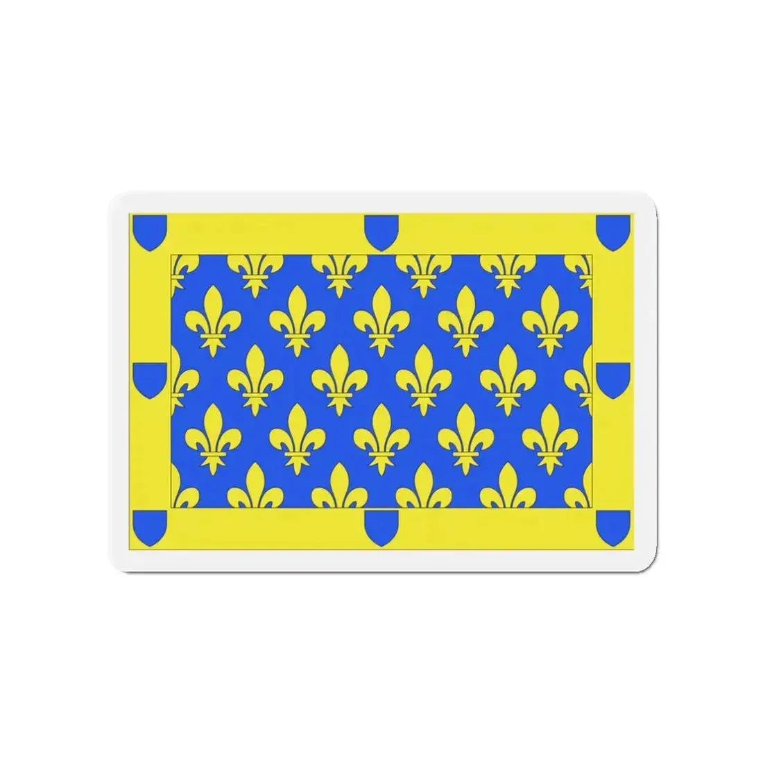 Flag of Ardèche France 2 - Refrigerator Magnet 3 Inch - The Sticker Space