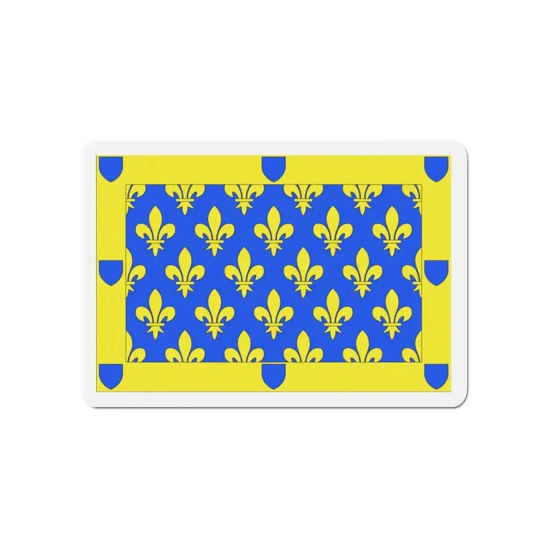 Flag of Ardèche France 2 - Refrigerator Magnet 4 Inch - The Sticker Space