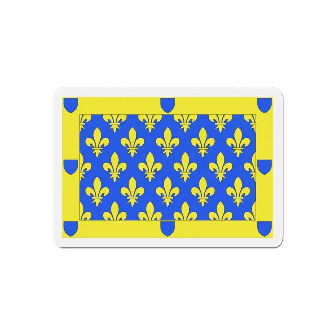 Flag of Ardèche France 2 - Refrigerator Magnet 6 Inch - The Sticker Space