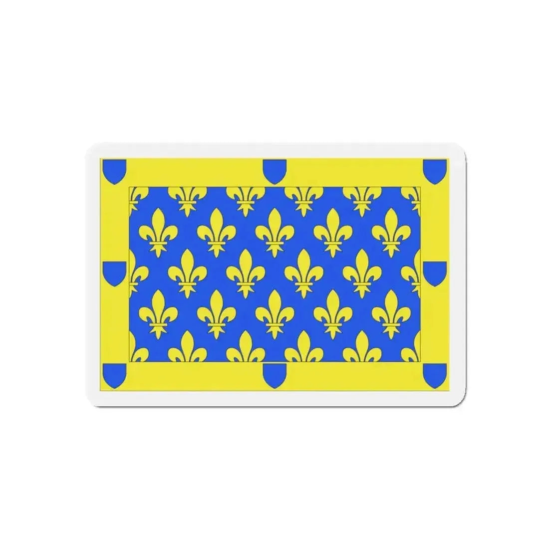 Flag of Ardèche France 2 - Refrigerator Magnet - The Sticker Space