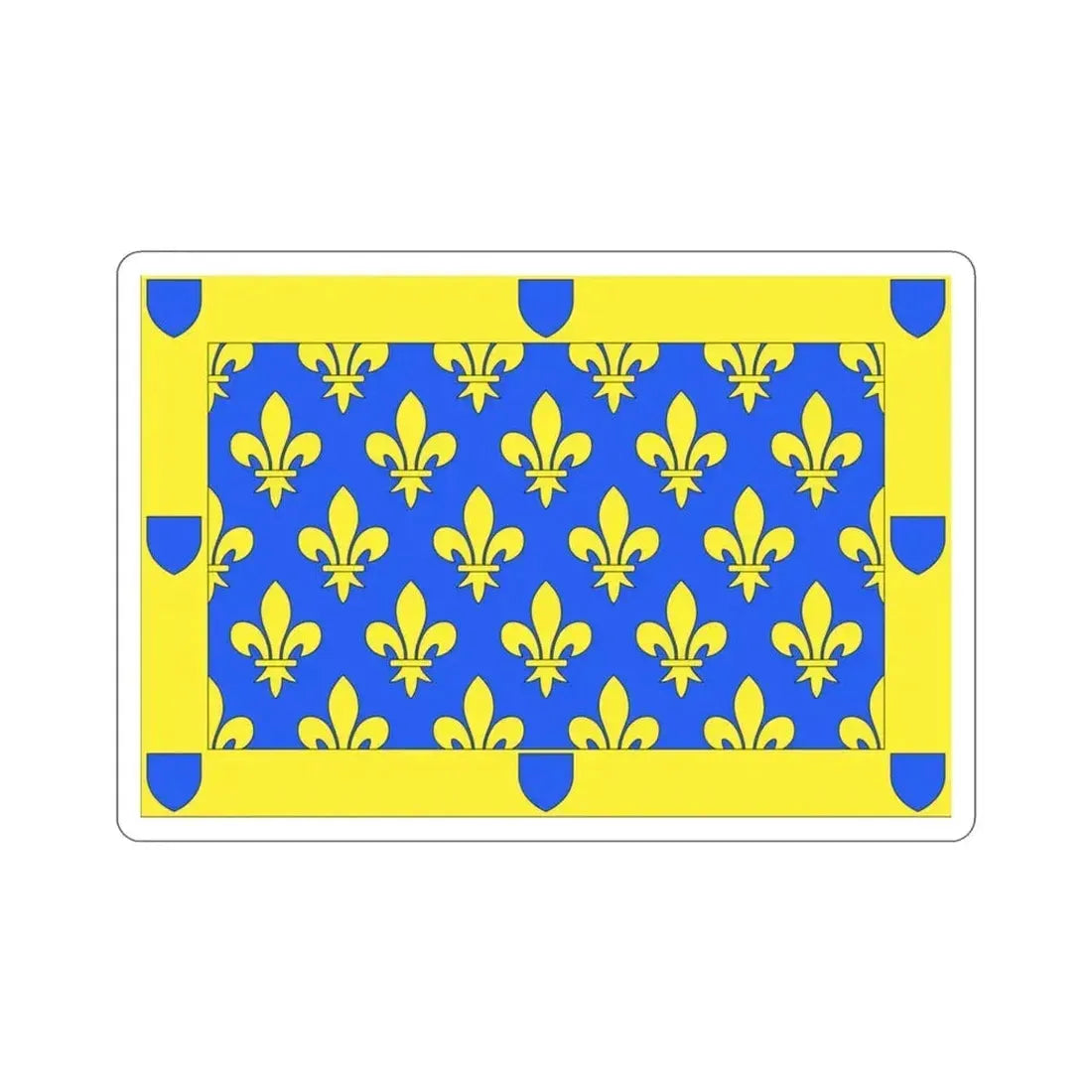 Flag of Ardèche France 2 STICKER Vinyl Die-Cut Decal 3 Inch - The Sticker Space