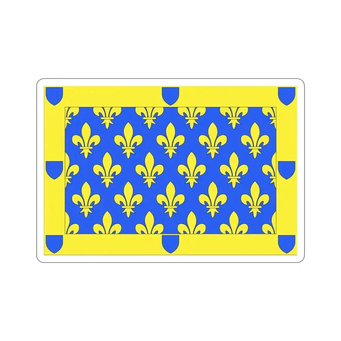 Flag of Ardèche France 2 STICKER Vinyl Die-Cut Decal 4 Inch - The Sticker Space