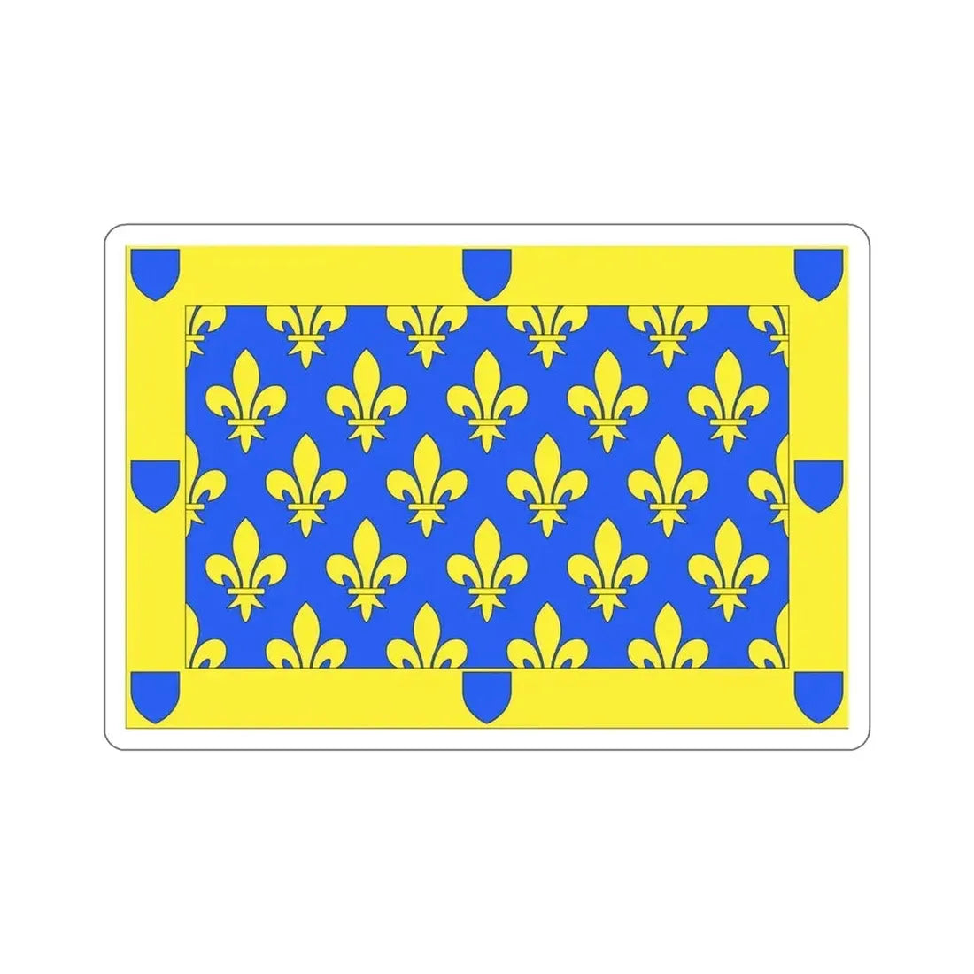 Flag of Ardèche France 2 STICKER Vinyl Die-Cut Decal 4 Inch - The Sticker Space