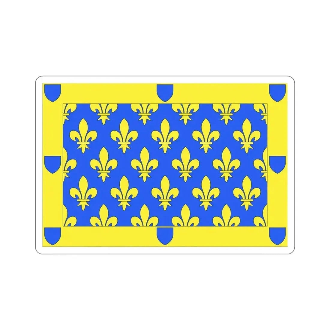 Flag of Ardèche France 2 STICKER Vinyl Die-Cut Decal 5 Inch - The Sticker Space