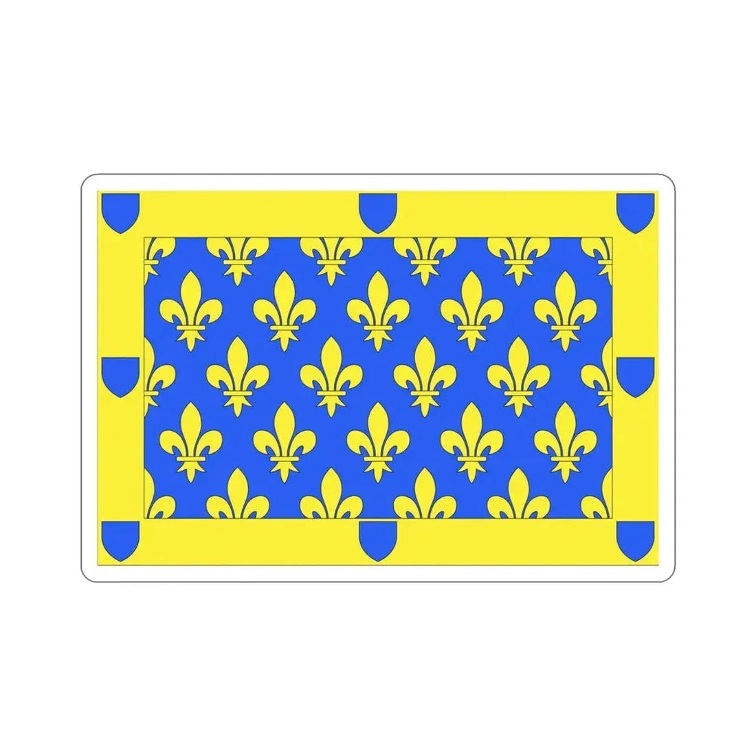 Flag of Ardèche France 2 STICKER Vinyl Die-Cut Decal 5 Inch - The Sticker Space