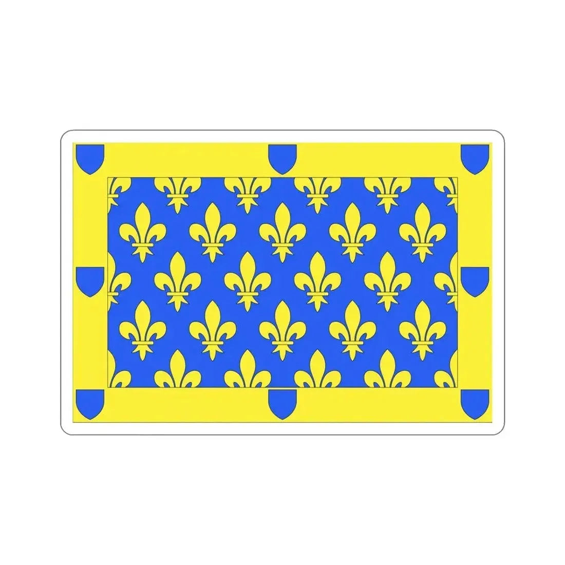Flag of Ardèche France 2 STICKER Vinyl Die-Cut Decal 6 Inch - The Sticker Space