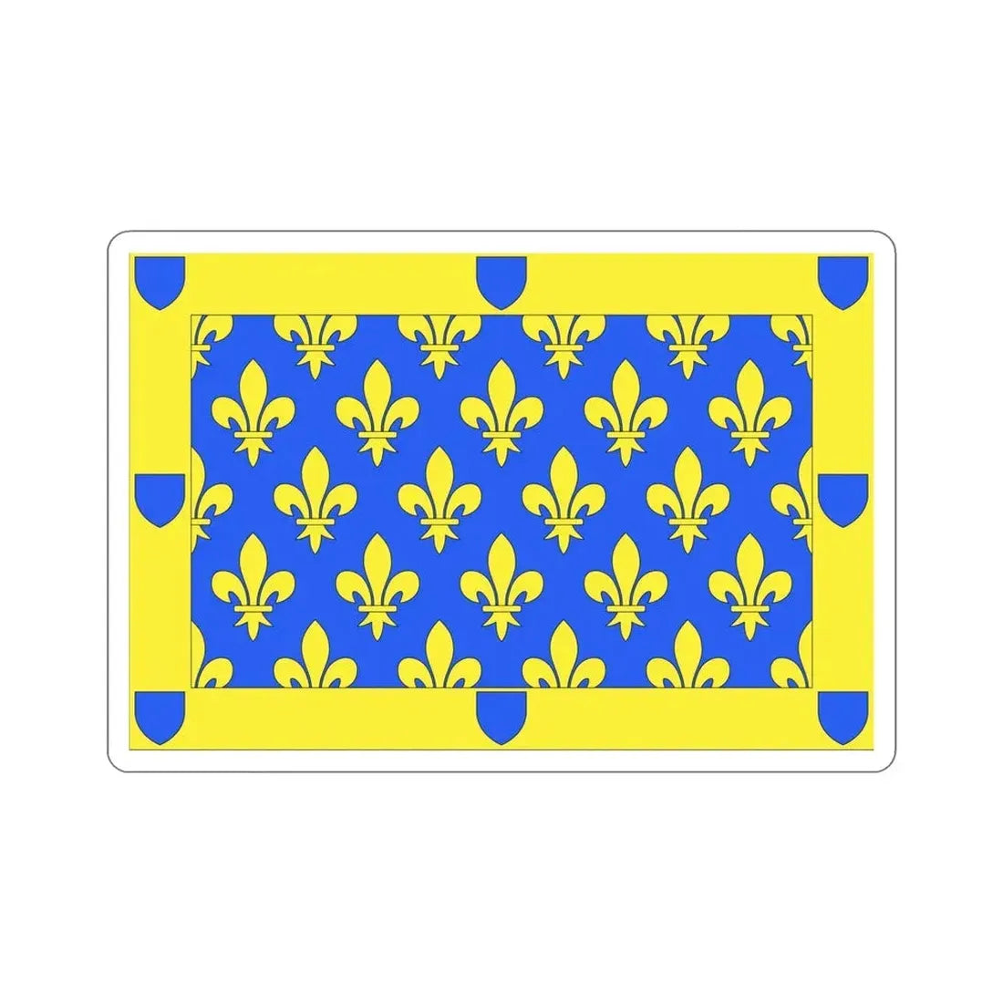 Flag of Ardèche France 2 STICKER Vinyl Die-Cut Decal 6 Inch - The Sticker Space