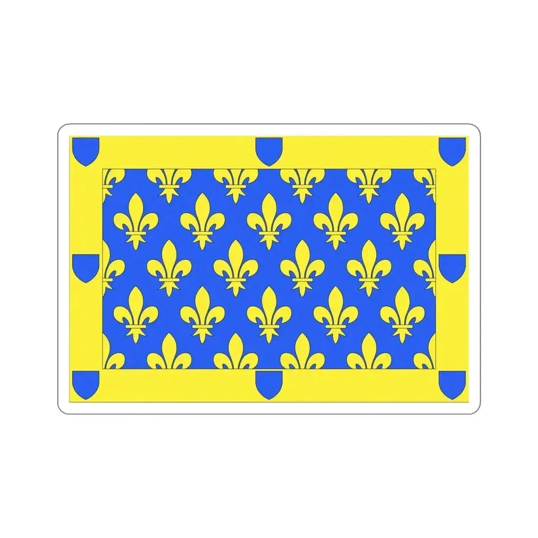 Flag of Ardèche France 2 STICKER Vinyl Die-Cut Decal - The Sticker Space