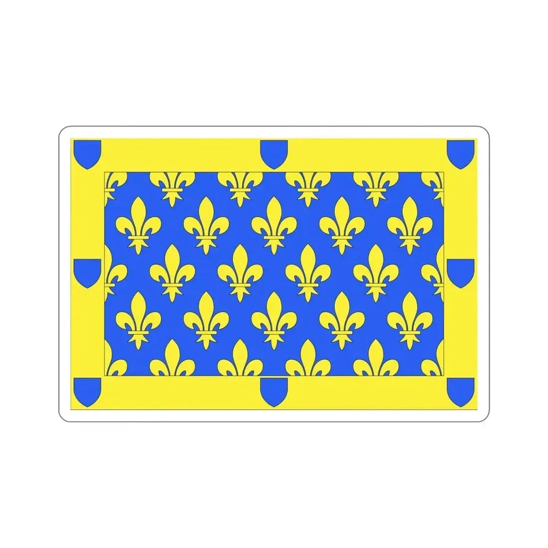 Flag of Ardèche France 2 STICKER Vinyl Die-Cut Decal - The Sticker Space