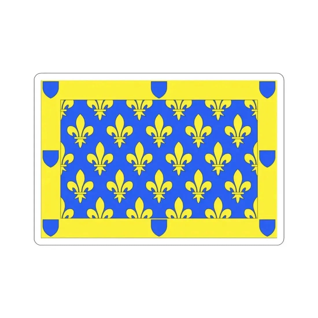 Flag of Ardèche France 2 STICKER Vinyl Die-Cut Decal - The Sticker Space